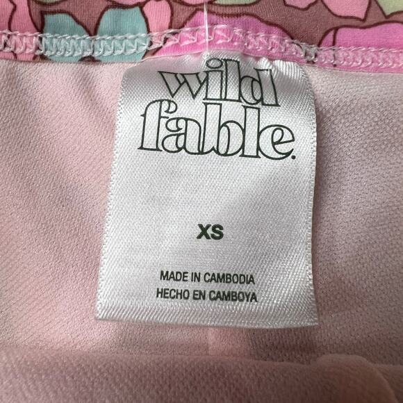 Wild Fable Women's Floral Print Boyshorts Bikini Bottom - Size XS - NWT - Picture 2 of 7